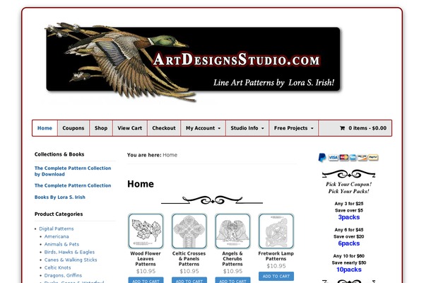 Canvas theme site design template sample