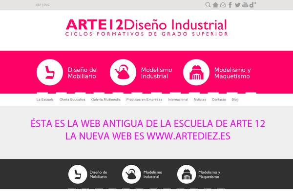arte12.es site used Comunicart-responsive
