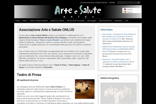 arteesalute.org site used Wp-prosper_basic