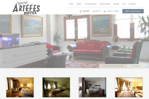 artefes.com site used Artefeshotel