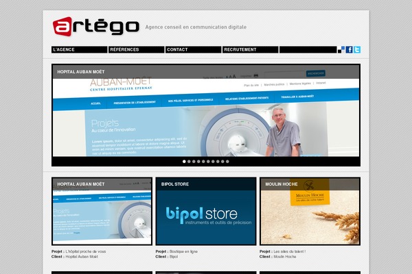 artego.fr site used Artego