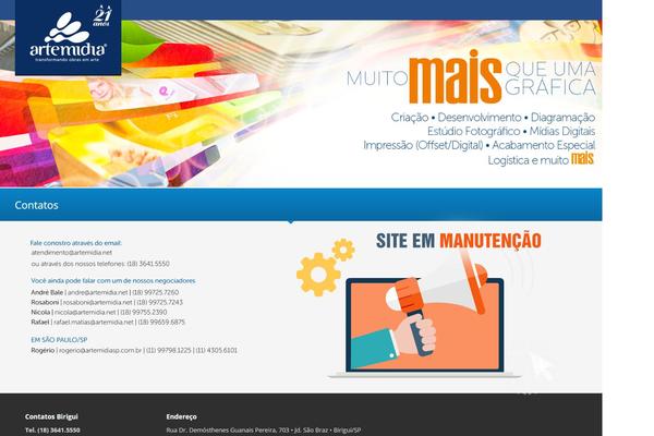 WordPress website example screenshot