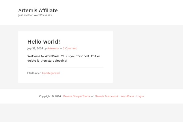 Genesis-sample theme site design template sample