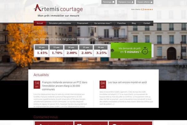 artemiscourtage.com site used Divi-2-child