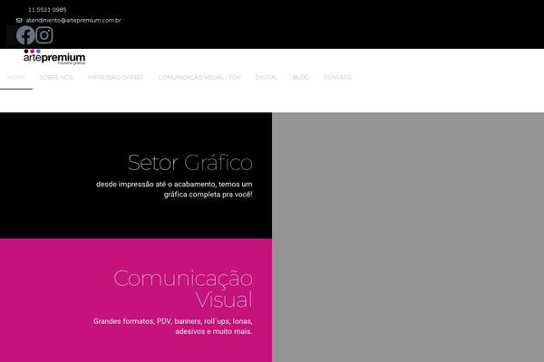 WordPress website example screenshot