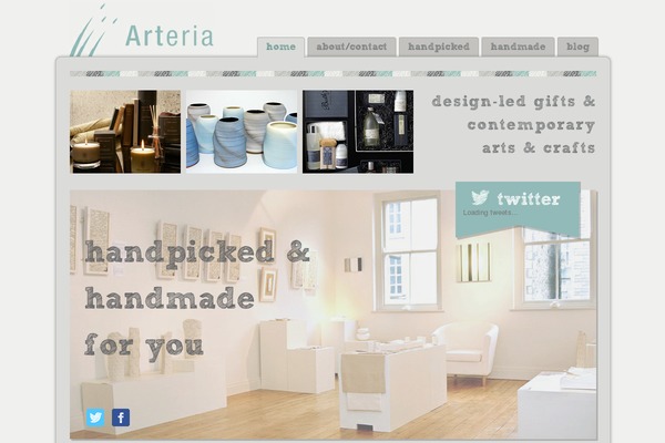 arteriashop.co.uk site used Arteria