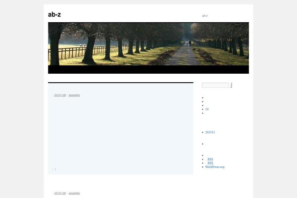 Twenty Ten theme site design template sample