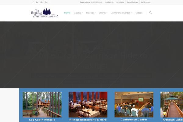 Salient theme site design template sample