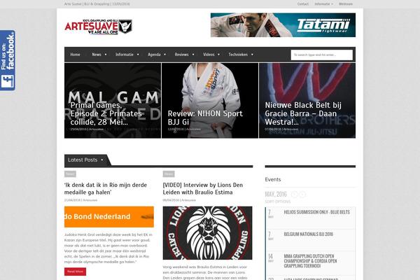 Extranews theme site design template sample