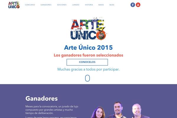 arteunico.com.ar site used Branca
