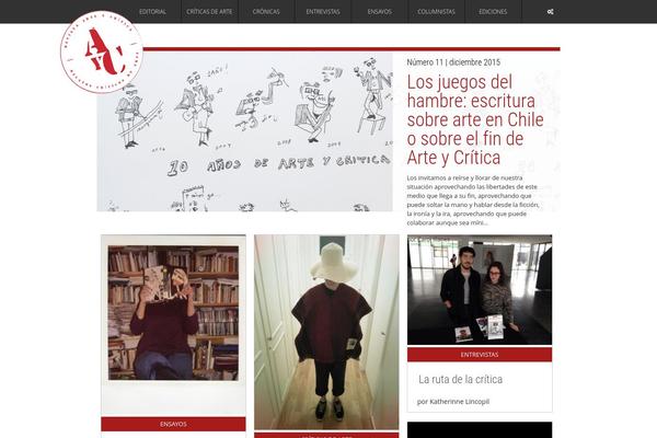 arteycritica.org site used Arteycritica