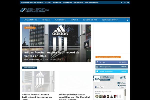 arteysportweb.com site used Campus-education