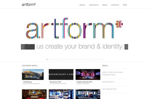 artform.com site used Artform-v01
