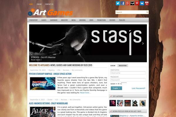 artgames.info site used Gamefusion