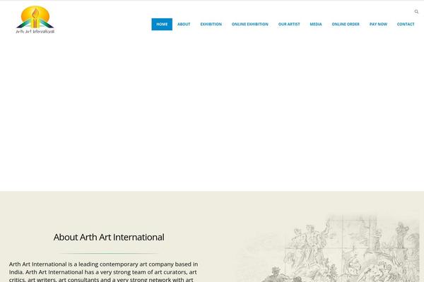 WordPress website example screenshot