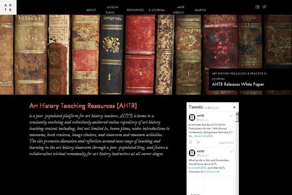 arthistoryteachingresources.org site used Ahtr