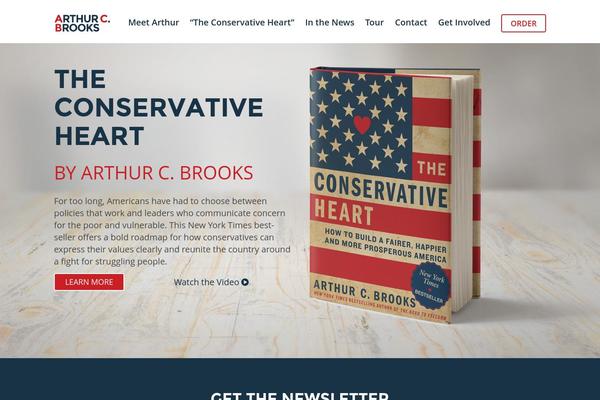 Brooks theme site design template sample