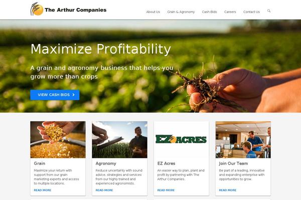 arthurcompanies.com site used Arthur