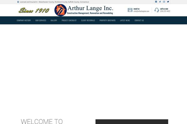 arthurlangeinc.com site used BuildMe