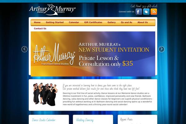 arthurmurraymemorial.com site used Arthur-murray