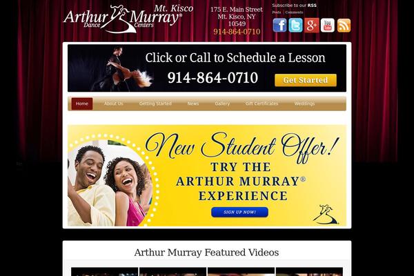 Arthurmurray theme site design template sample