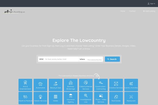 ListingPro theme site design template sample