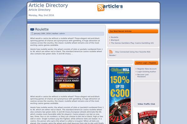 articleblogdirectory.com site used Adbluerounded
