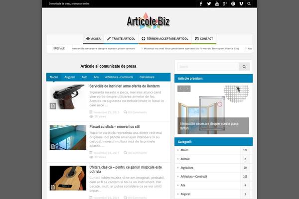 articole.biz site used Multinews