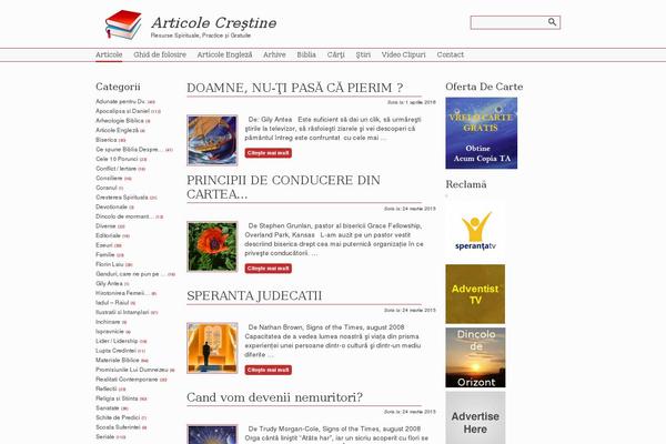 articolecrestine.com site used Articole-crestine