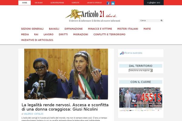 articolo21.org site used Newsreaders