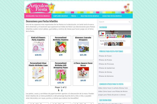 articulosfiesta.com site used Sitefine