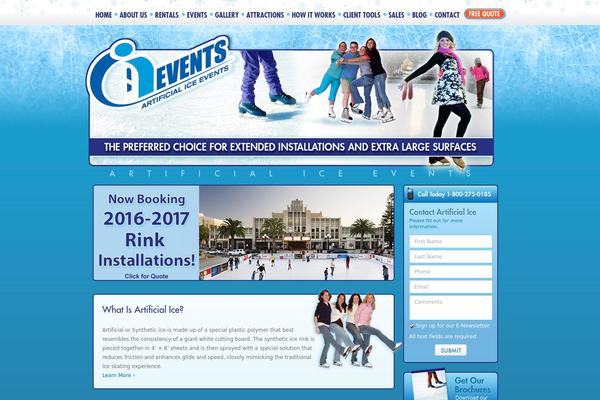 artificialiceevents.com site used Artificialice