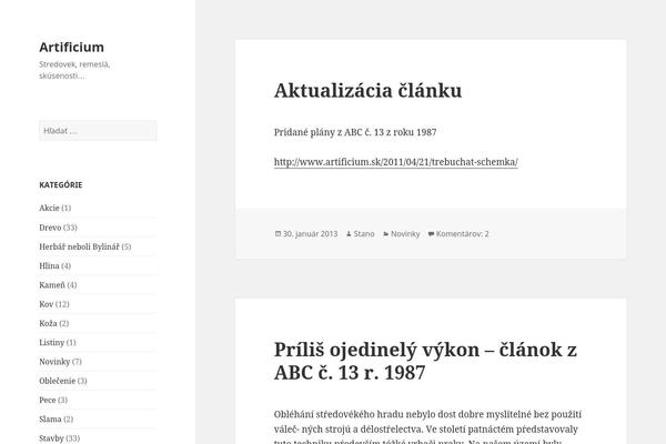 Twenty Fifteen theme site design template sample