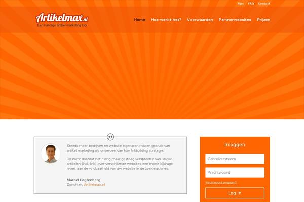 WordPress website example screenshot