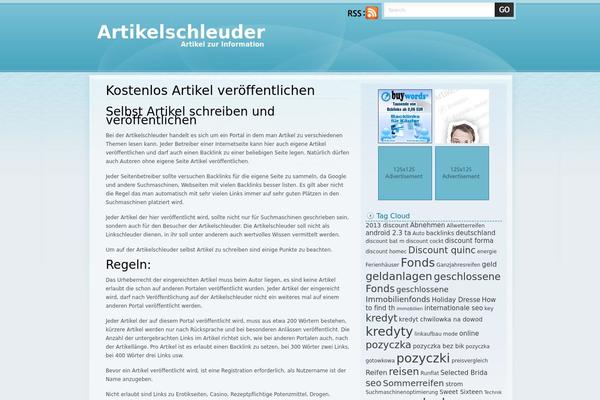 WordPress website example screenshot