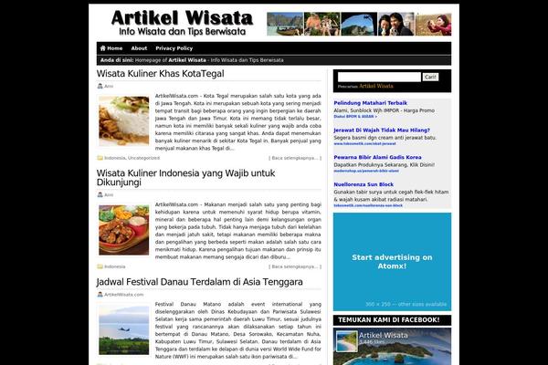 artikelwisata.com site used Tricks-theme-2