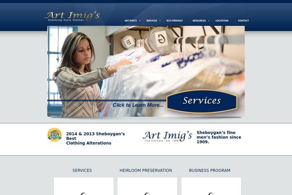 WordPress website example screenshot