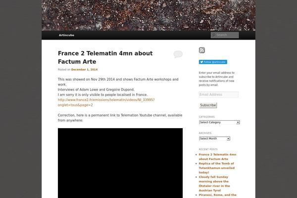 WordPress website example screenshot