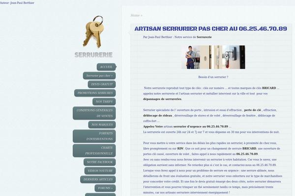 artisan-serrurier-pas-cher.com site used Daily-journal