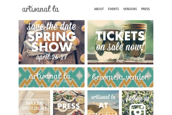 artisanal theme websites examples