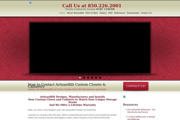 artisanbilt.com site used OverALL