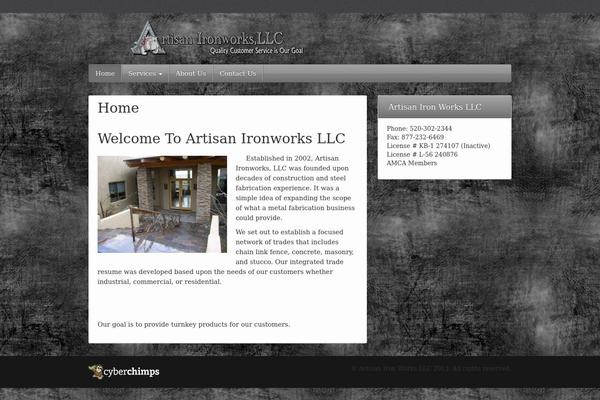 artisanironworksllc.com site used iFeature