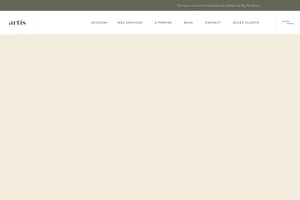 Sahel website example screenshot