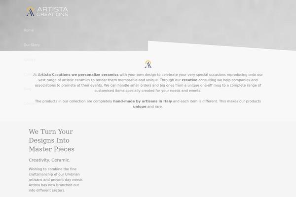 artista-creations.com site used Artista