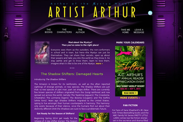 artistarthurbooks.com site used Mystyx