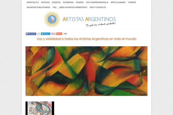 artistasargentinos.com site used Argentina