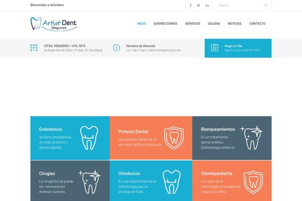 Dent-all theme site design template sample