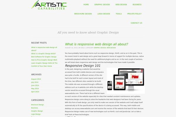 artisticcapabilities.com site used Prosume