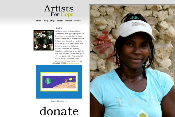 WordPress website example screenshot