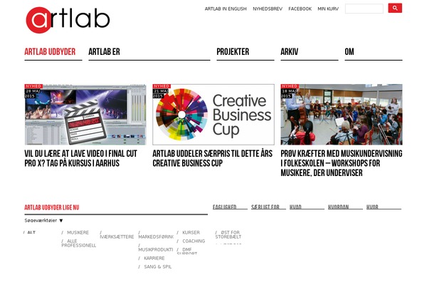artlab theme websites examples